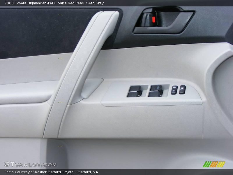 Salsa Red Pearl / Ash Gray 2008 Toyota Highlander 4WD