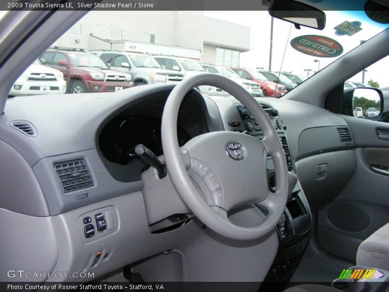 Silver Shadow Pearl / Stone 2009 Toyota Sienna LE
