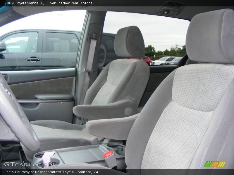 Silver Shadow Pearl / Stone 2009 Toyota Sienna LE