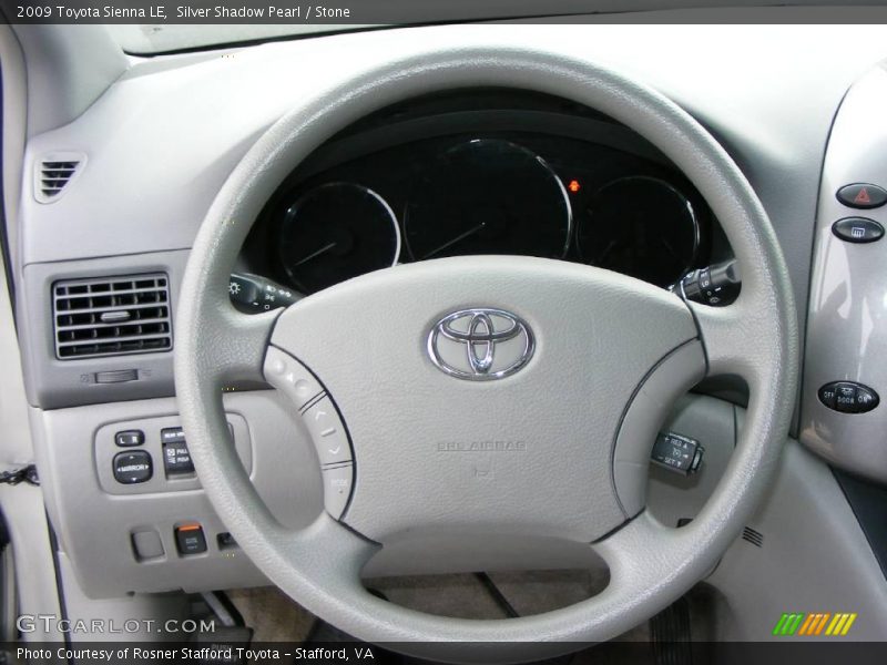 Silver Shadow Pearl / Stone 2009 Toyota Sienna LE