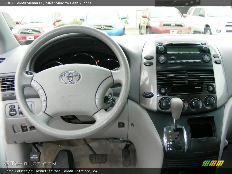 Silver Shadow Pearl / Stone 2009 Toyota Sienna LE