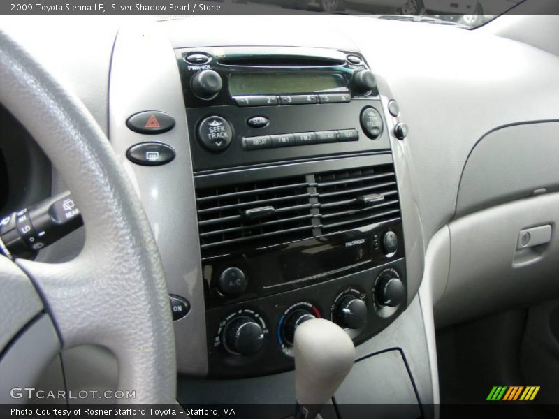 Silver Shadow Pearl / Stone 2009 Toyota Sienna LE