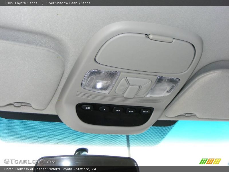 Silver Shadow Pearl / Stone 2009 Toyota Sienna LE