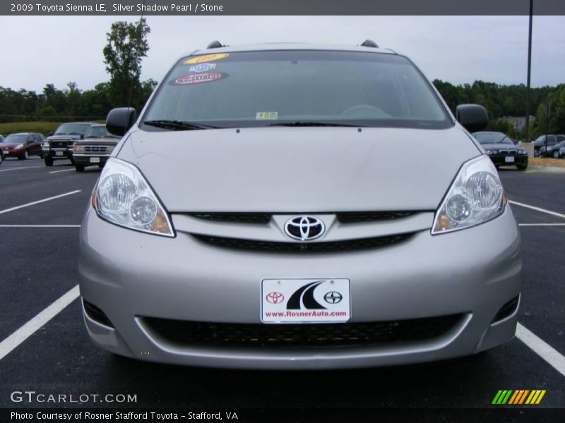 Silver Shadow Pearl / Stone 2009 Toyota Sienna LE