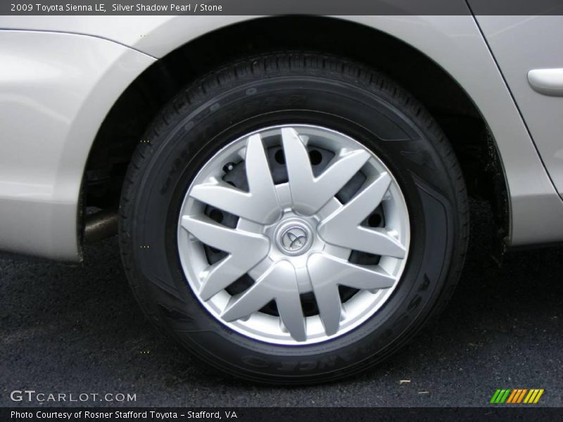 Silver Shadow Pearl / Stone 2009 Toyota Sienna LE