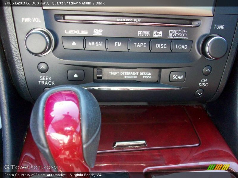 Controls of 2006 GS 300 AWD