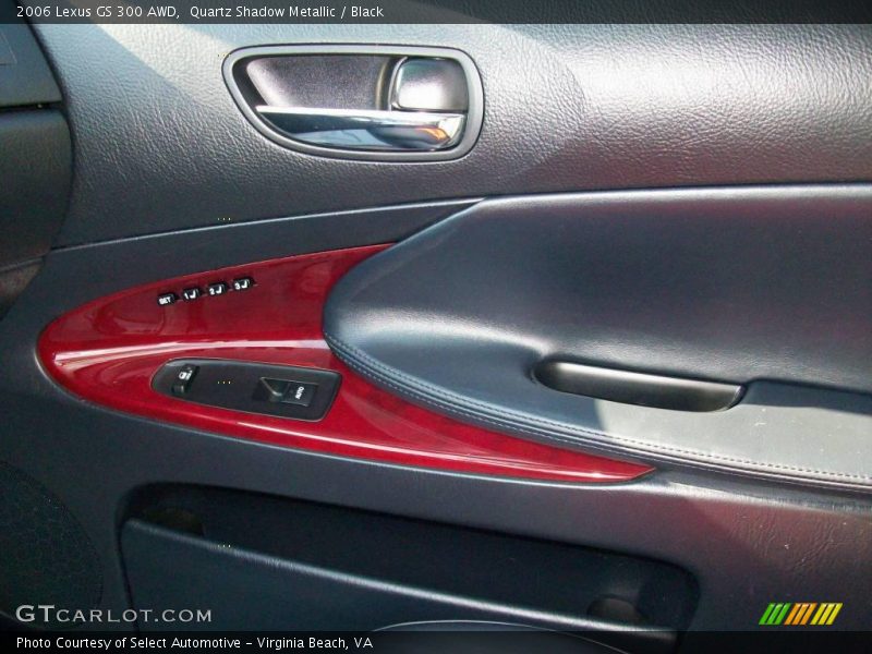 Quartz Shadow Metallic / Black 2006 Lexus GS 300 AWD