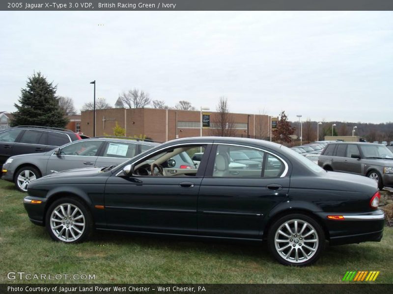 British Racing Green / Ivory 2005 Jaguar X-Type 3.0 VDP