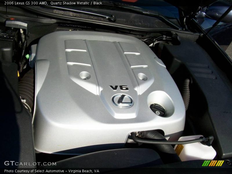 Quartz Shadow Metallic / Black 2006 Lexus GS 300 AWD