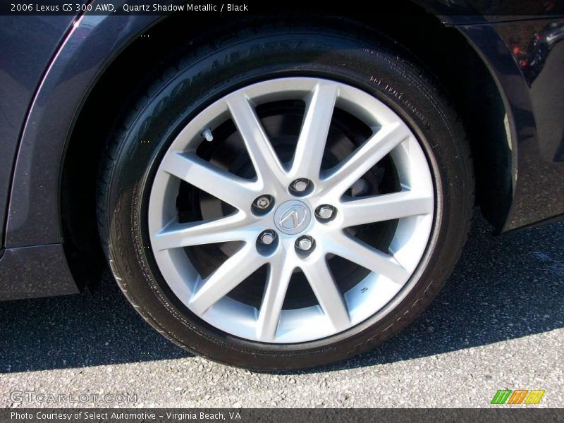 Quartz Shadow Metallic / Black 2006 Lexus GS 300 AWD