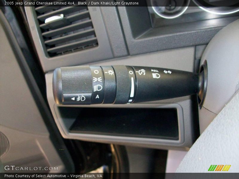 Black / Dark Khaki/Light Graystone 2005 Jeep Grand Cherokee Limited 4x4