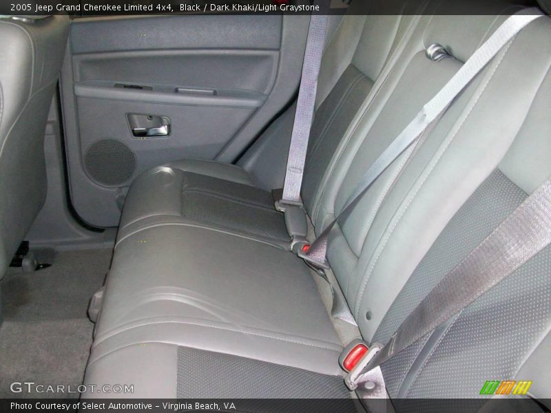Black / Dark Khaki/Light Graystone 2005 Jeep Grand Cherokee Limited 4x4