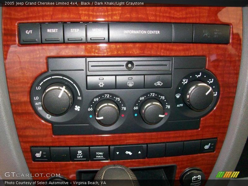 Black / Dark Khaki/Light Graystone 2005 Jeep Grand Cherokee Limited 4x4