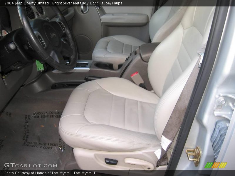 Bright Silver Metallic / Light Taupe/Taupe 2004 Jeep Liberty Limited