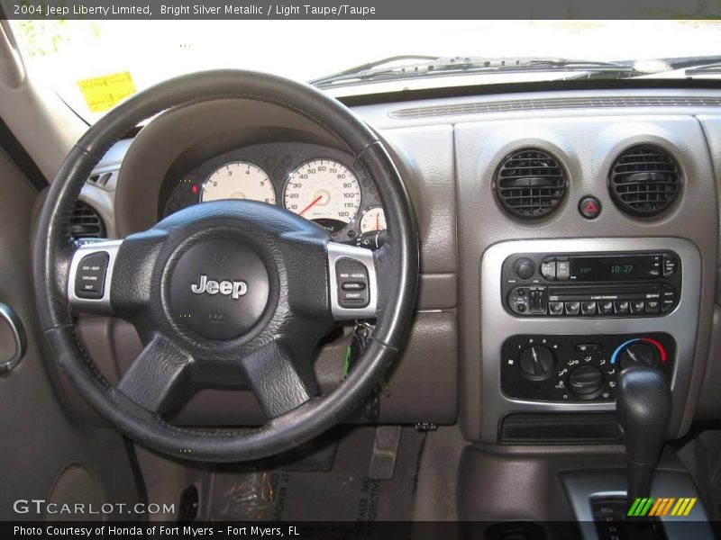 Bright Silver Metallic / Light Taupe/Taupe 2004 Jeep Liberty Limited
