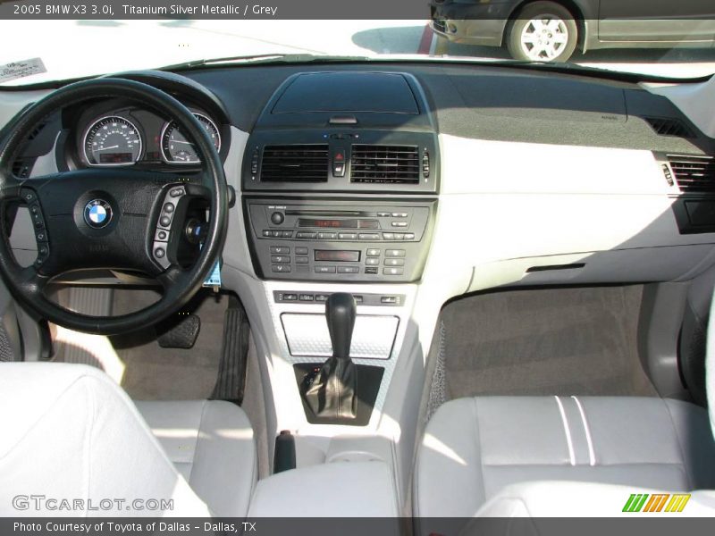 Titanium Silver Metallic / Grey 2005 BMW X3 3.0i