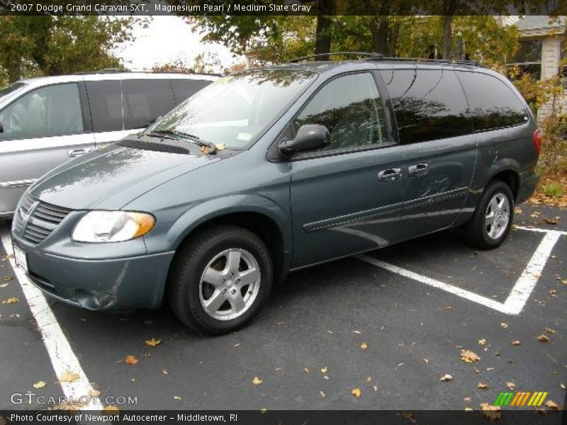 Magnesium Pearl / Medium Slate Gray 2007 Dodge Grand Caravan SXT
