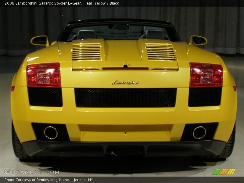 Pearl Yellow / Black 2008 Lamborghini Gallardo Spyder E-Gear