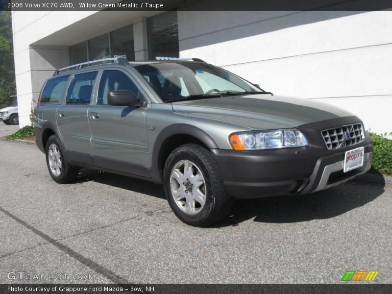 Willow Green Metallic / Taupe 2006 Volvo XC70 AWD