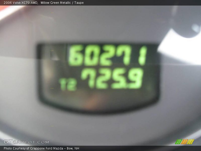 Willow Green Metallic / Taupe 2006 Volvo XC70 AWD