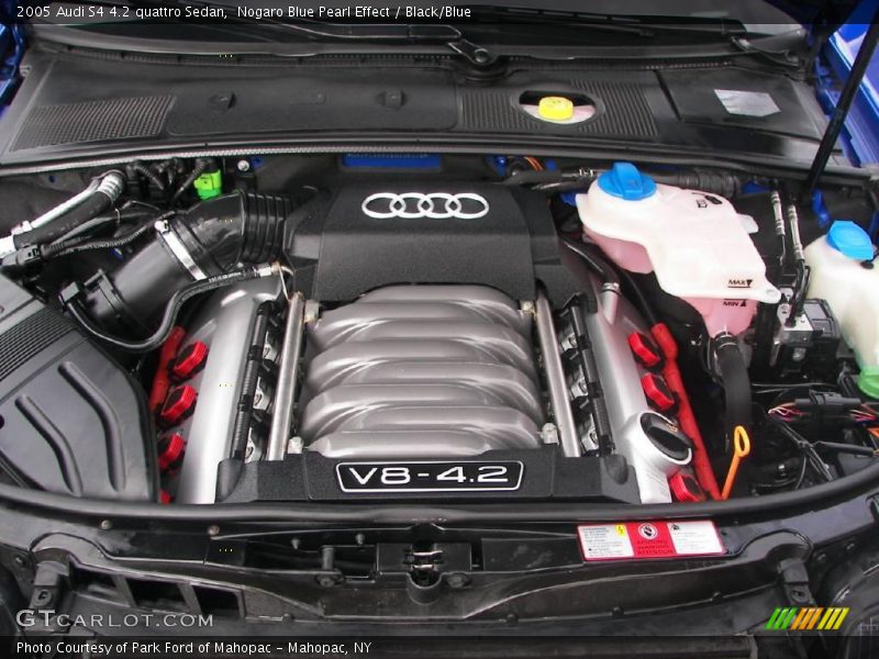 Nogaro Blue Pearl Effect / Black/Blue 2005 Audi S4 4.2 quattro Sedan