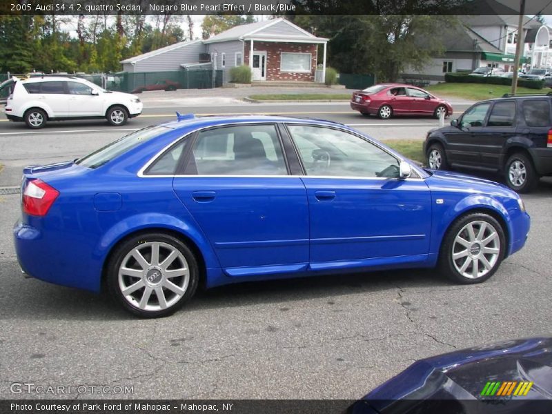 Nogaro Blue Pearl Effect / Black/Blue 2005 Audi S4 4.2 quattro Sedan