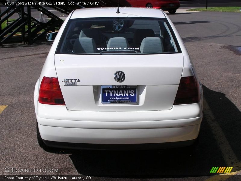 Cool White / Gray 2000 Volkswagen Jetta GLS Sedan