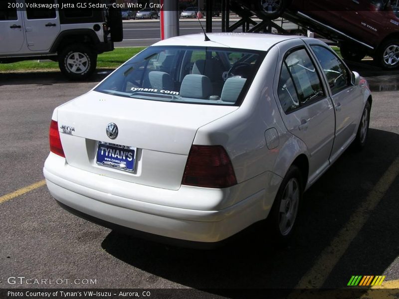 Cool White / Gray 2000 Volkswagen Jetta GLS Sedan