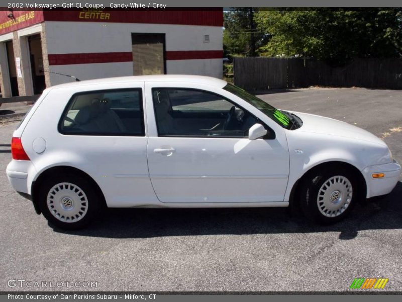 Candy White / Grey 2002 Volkswagen Golf GL Coupe