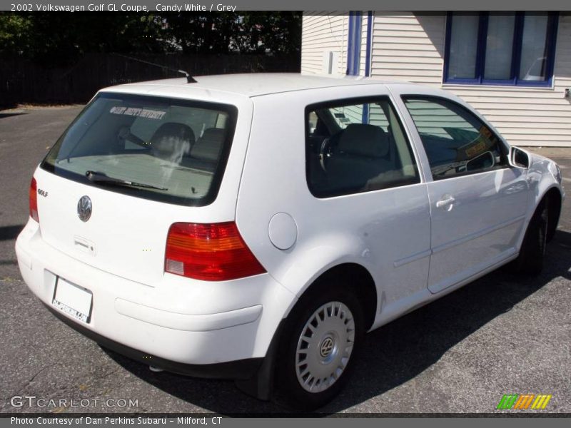 Candy White / Grey 2002 Volkswagen Golf GL Coupe