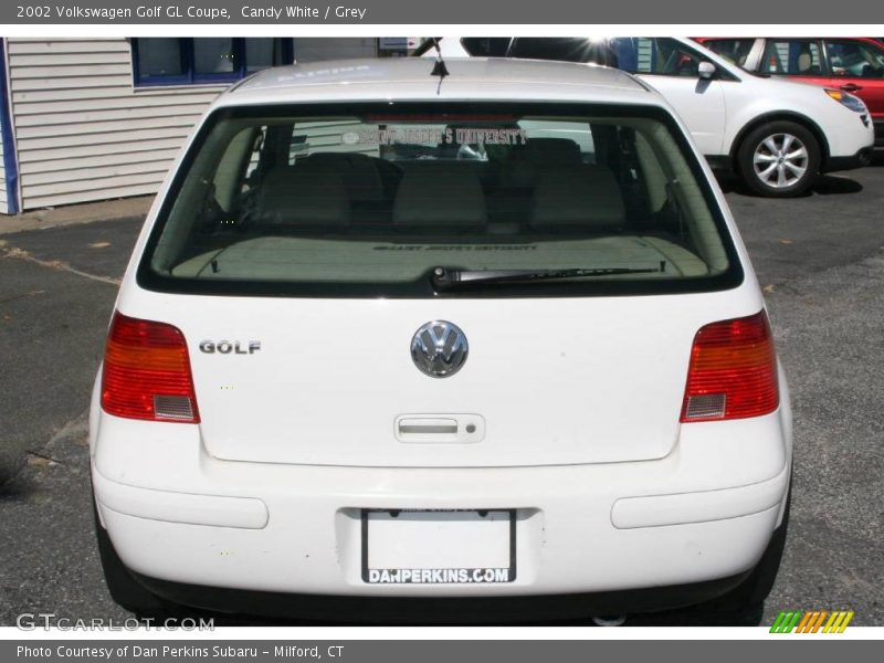 Candy White / Grey 2002 Volkswagen Golf GL Coupe