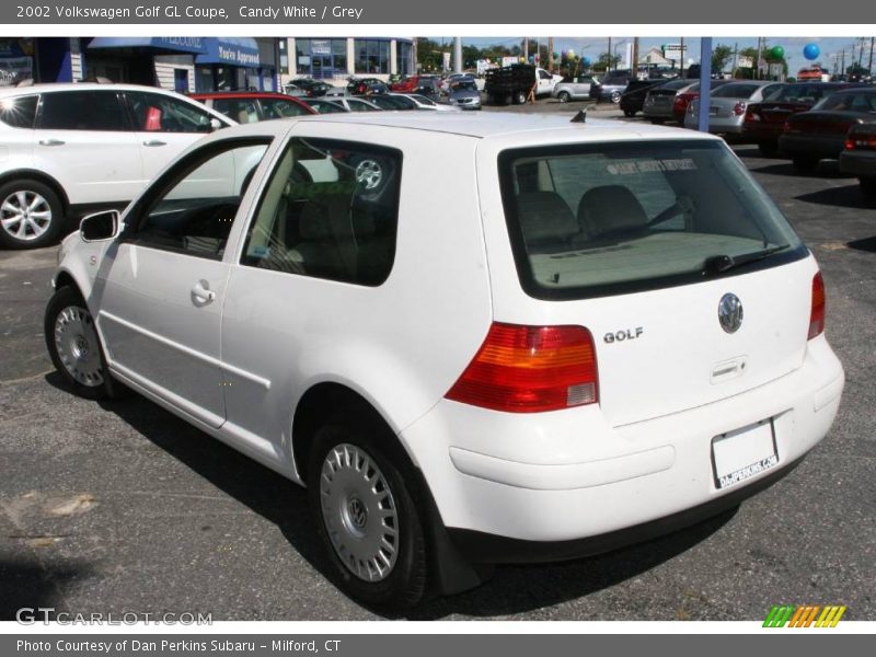 Candy White / Grey 2002 Volkswagen Golf GL Coupe