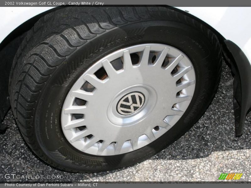 Candy White / Grey 2002 Volkswagen Golf GL Coupe
