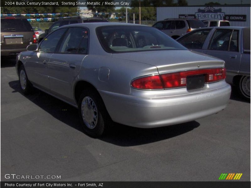 Sterling Silver Metallic / Medium Gray 2004 Buick Century Standard