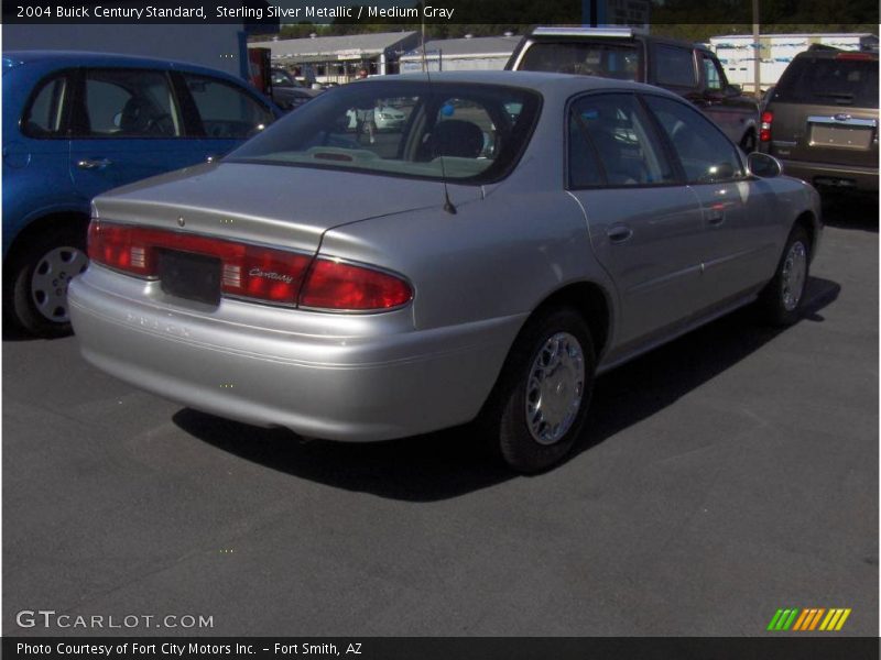 Sterling Silver Metallic / Medium Gray 2004 Buick Century Standard