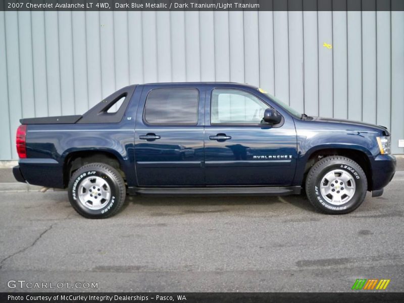 Dark Blue Metallic / Dark Titanium/Light Titanium 2007 Chevrolet Avalanche LT 4WD