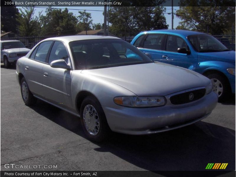 Sterling Silver Metallic / Medium Gray 2004 Buick Century Standard