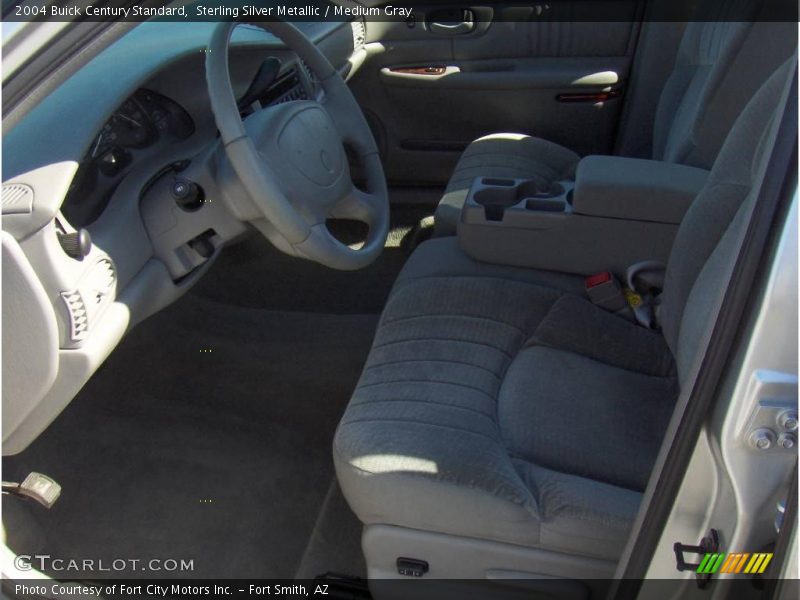 Sterling Silver Metallic / Medium Gray 2004 Buick Century Standard