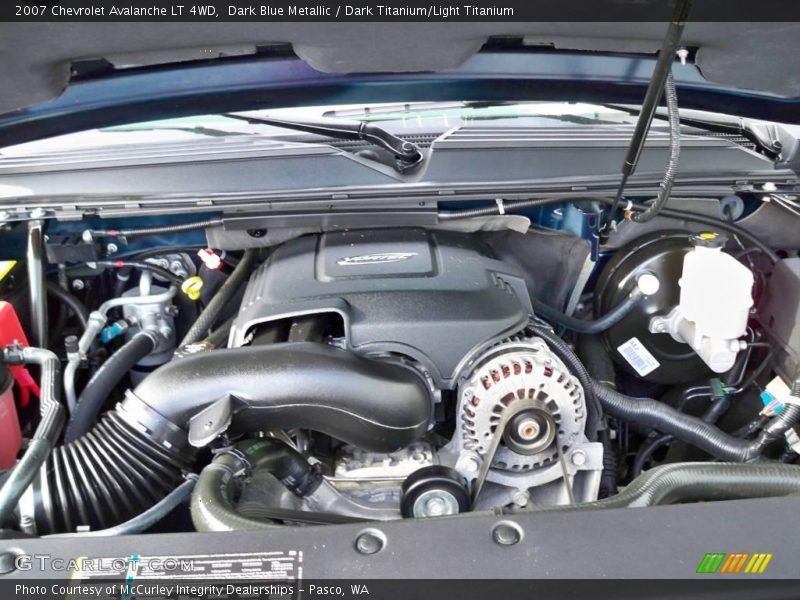 Dark Blue Metallic / Dark Titanium/Light Titanium 2007 Chevrolet Avalanche LT 4WD