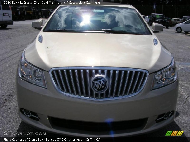 Gold Mist Metallic / Cocoa/Light Cashmere 2010 Buick LaCrosse CXL