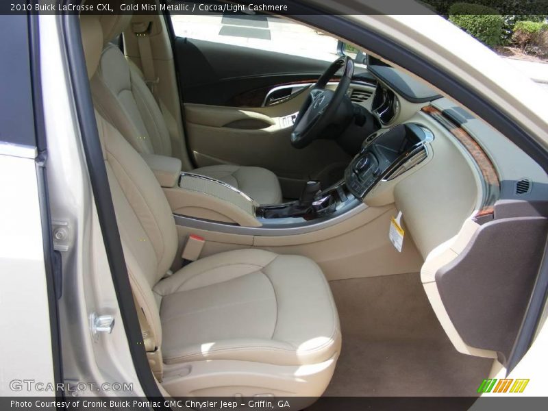 Gold Mist Metallic / Cocoa/Light Cashmere 2010 Buick LaCrosse CXL