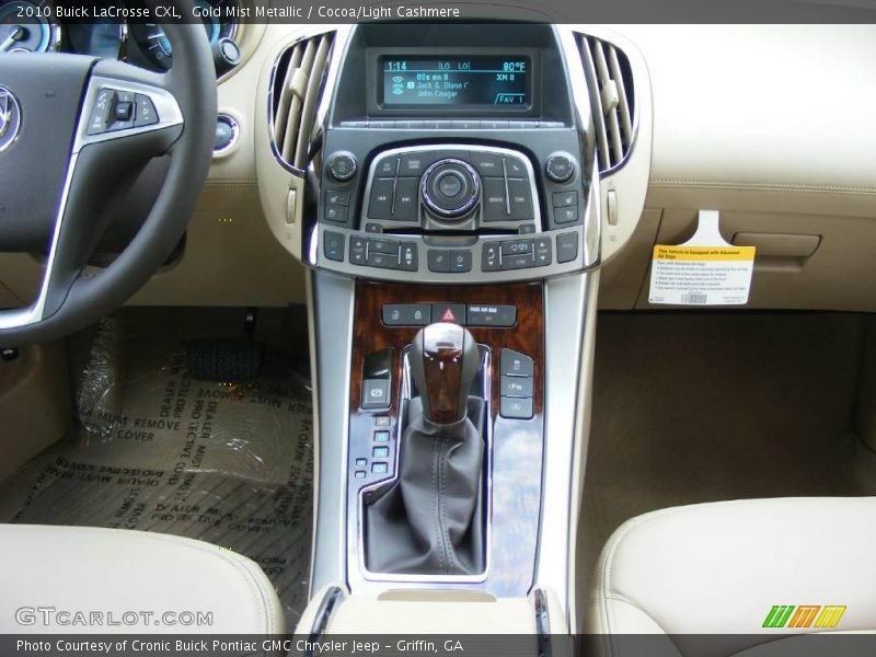 Gold Mist Metallic / Cocoa/Light Cashmere 2010 Buick LaCrosse CXL