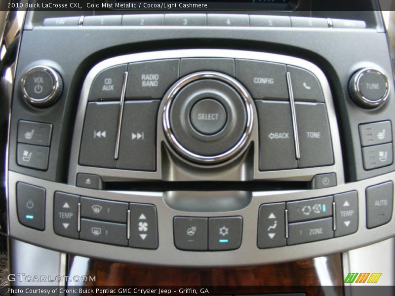 Gold Mist Metallic / Cocoa/Light Cashmere 2010 Buick LaCrosse CXL