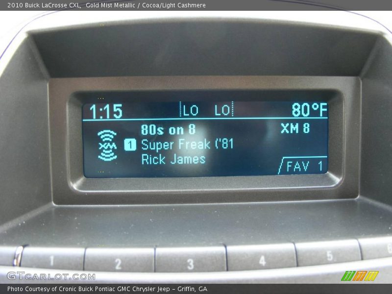 Gold Mist Metallic / Cocoa/Light Cashmere 2010 Buick LaCrosse CXL