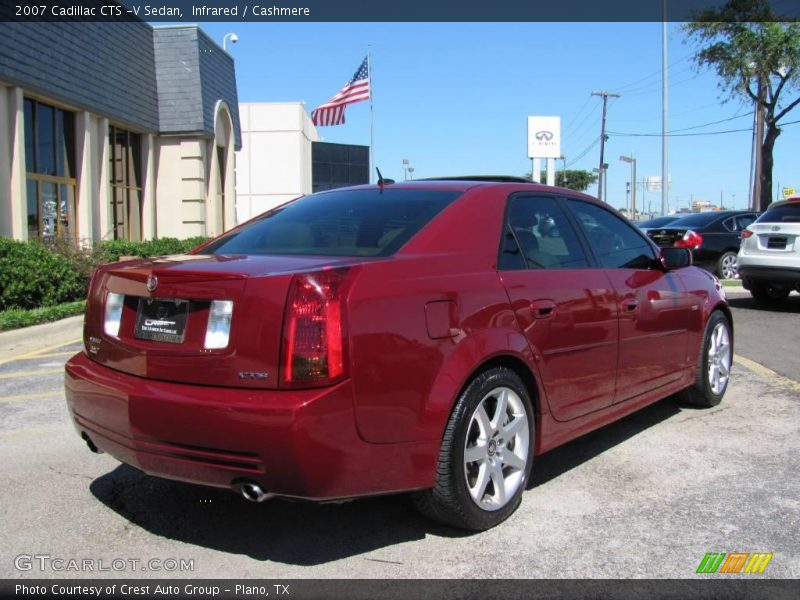Infrared / Cashmere 2007 Cadillac CTS -V Sedan