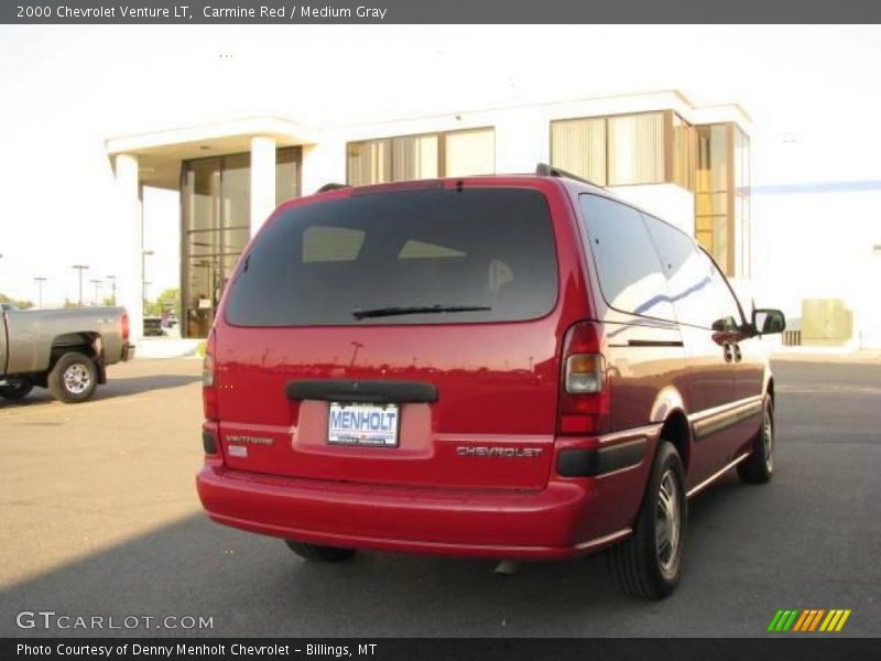 Carmine Red / Medium Gray 2000 Chevrolet Venture LT
