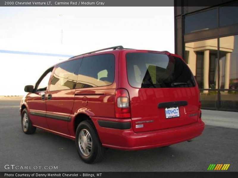Carmine Red / Medium Gray 2000 Chevrolet Venture LT