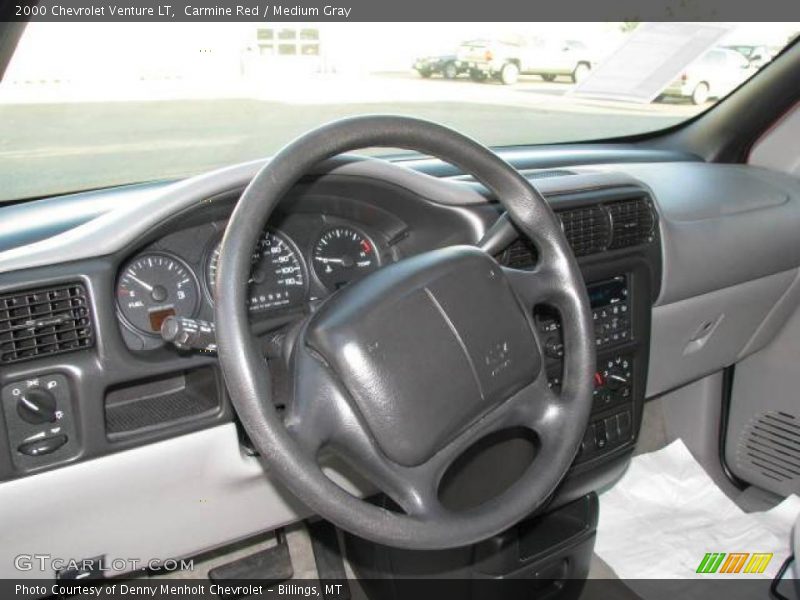 Carmine Red / Medium Gray 2000 Chevrolet Venture LT