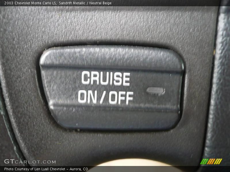 Sandrift Metallic / Neutral Beige 2003 Chevrolet Monte Carlo LS