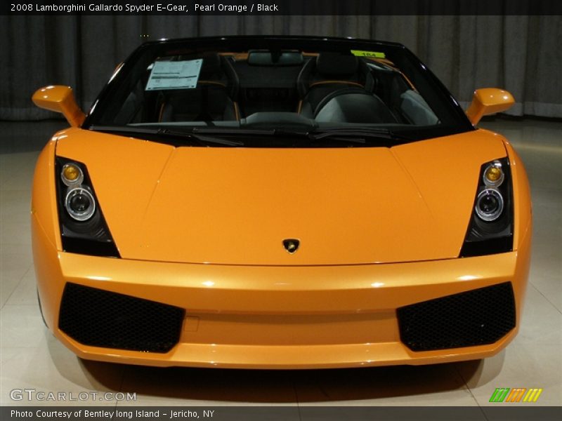 Pearl Orange / Black 2008 Lamborghini Gallardo Spyder E-Gear
